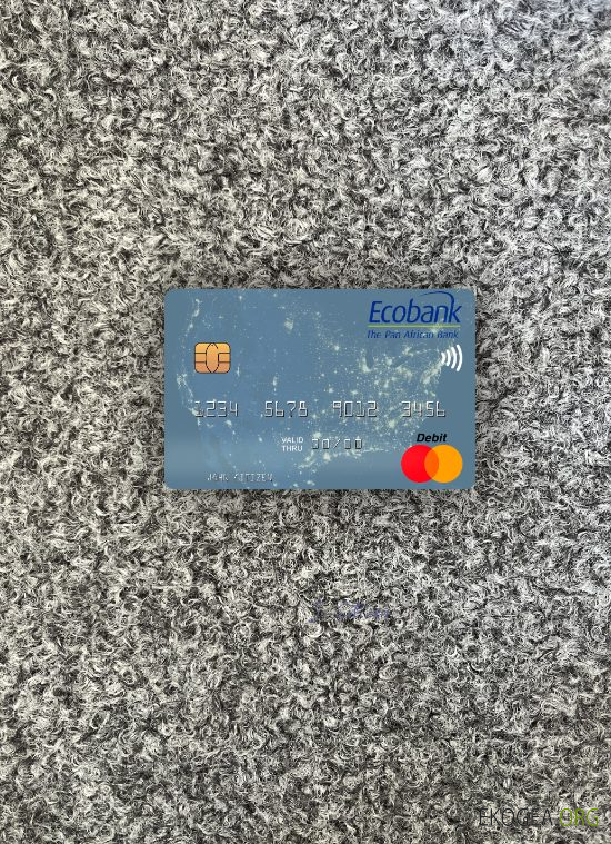 recto photolook mastercard Ecobank du Niger